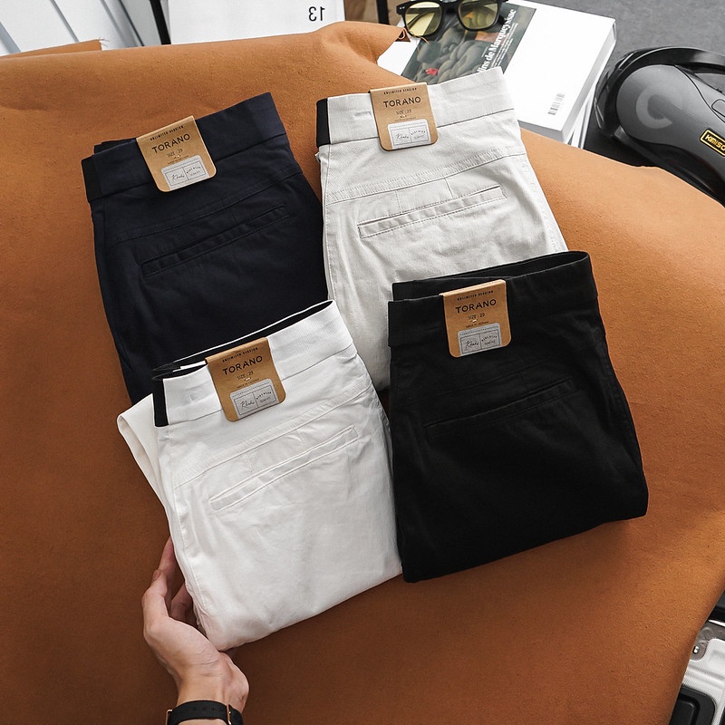 Quần Kaki Nam wind cạp phối chun sườn Torano Chất Vải Không Nhăn, Không Phai Màu DABK901