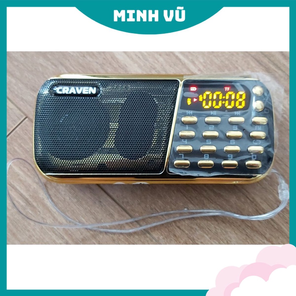Loa Craven CR-836s Tắm Ngôn Ngữ Cho Bé ( Sẵn thẻ nhớ 16Gb kèm danh sách chi tiết 2000 bài)