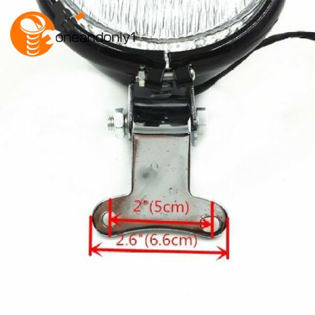 Đèn Pha 5.5 &quot;Mạ Chrome Dành Cho Xe Mô Tô Cruiser Chopper Cafe Racer Bobber