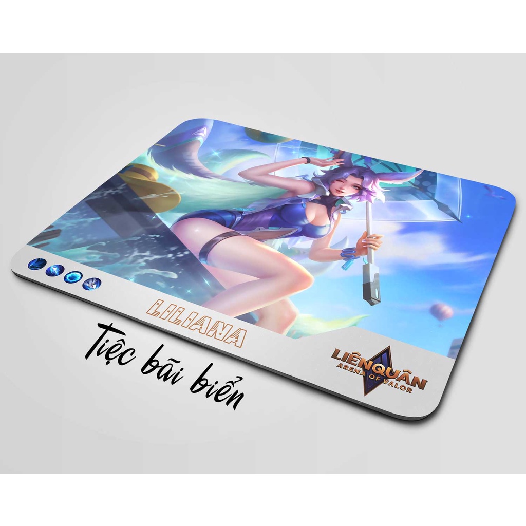Lót chuột cỡ lớn, bàn di chuột, mouse pad mẫu Liliana Liên quân Mobile