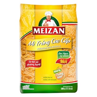 Mì trứng cao cấp meizan mì cao cấp trứng mì trứng meizan 500g