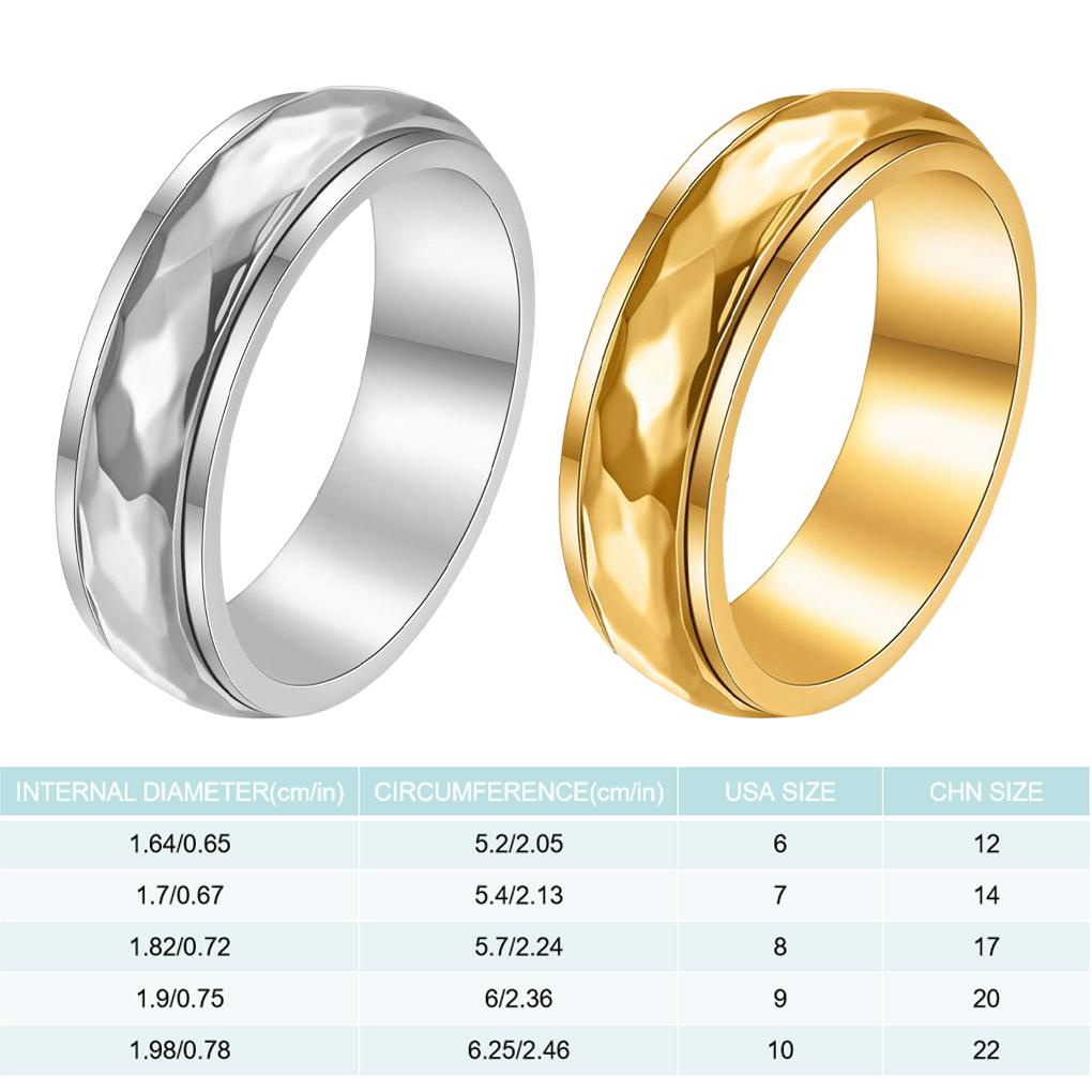 (runbu) Nhẫn Đeo Ngón Tay Màu Trơn Khối Lượng Nhẹ Bền Bỉ Có Thể Tháo Rời Làm Quà Tặng Lễ