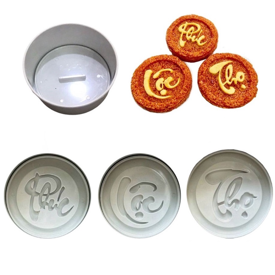 Khuôn Xôi Phúc Lộc Thọ, Khuôn Làm Giò Xào Giò Thủ, Combo Đồ Dùng Ngày Tết