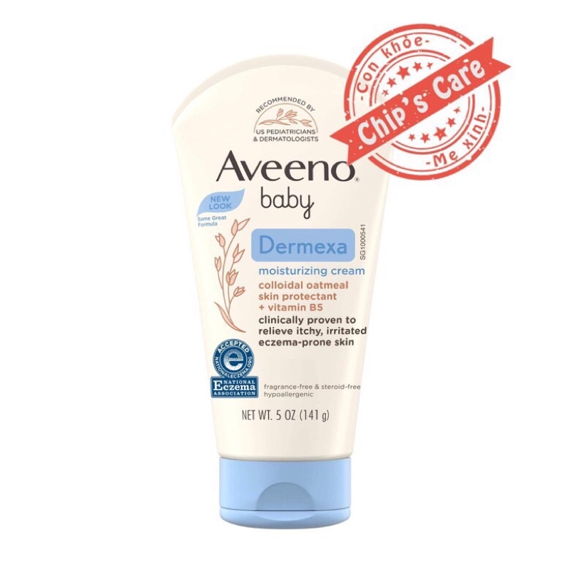 Kem Aveeno nẻ, chàm cho bé Eczema US