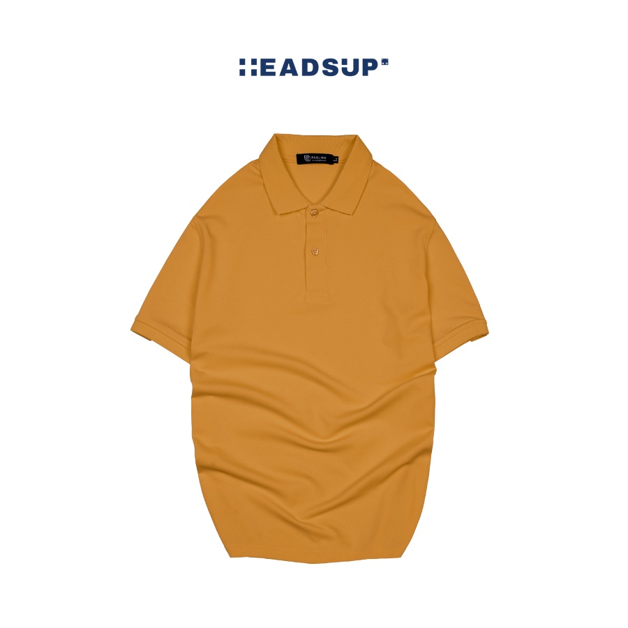 Áo Polo đôi nam nữ Headsup - Màu Vàng Cam