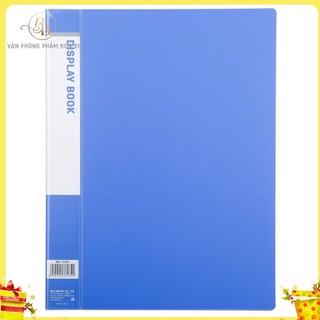 File 60 lá DELI - 5260 Xanh dương, kẹp tài liệu, bìa lá, đựng hồ sơ lưu trữ