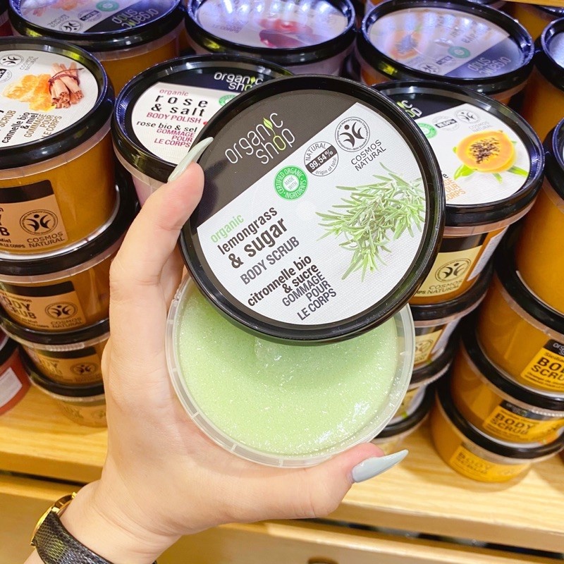 Tẩy Da Chết Toàn Thân Body Organic Shop Body Scrub 250ml