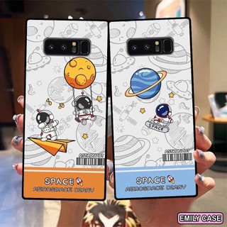 Ốp lưng Samsung Note 8 / Note 9  in hình galaxy ,phi hành gia astronaut độc đáo