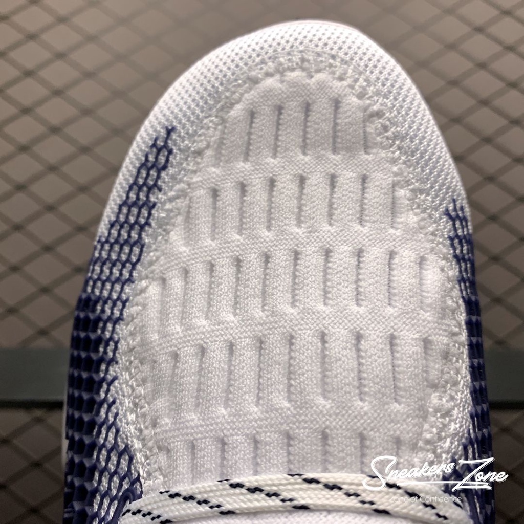 Giày thể thao sneaker nam nữ Alphabounce instinct M 2020 Trắng xanh gót đỏ siêu đẹp