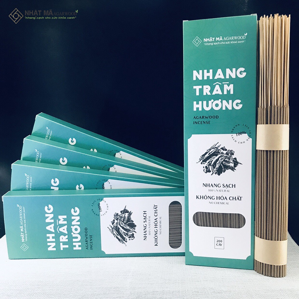 Combo Nhang và Nụ Trầm hương cao cấp - Nhật Mã Agarwood