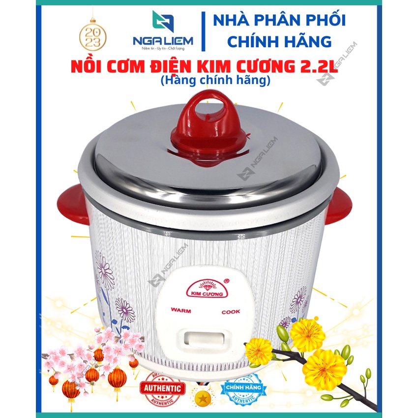 Nồi Cơm Điện 2.2 lít Kim Cương
