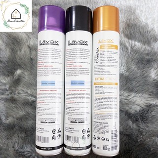 Keo Xịt Tóc Giữ Nếp Tóc Lavox 420ml
