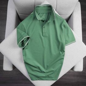 Áo thun polo nam basic cổ bẻ vải cá sấu