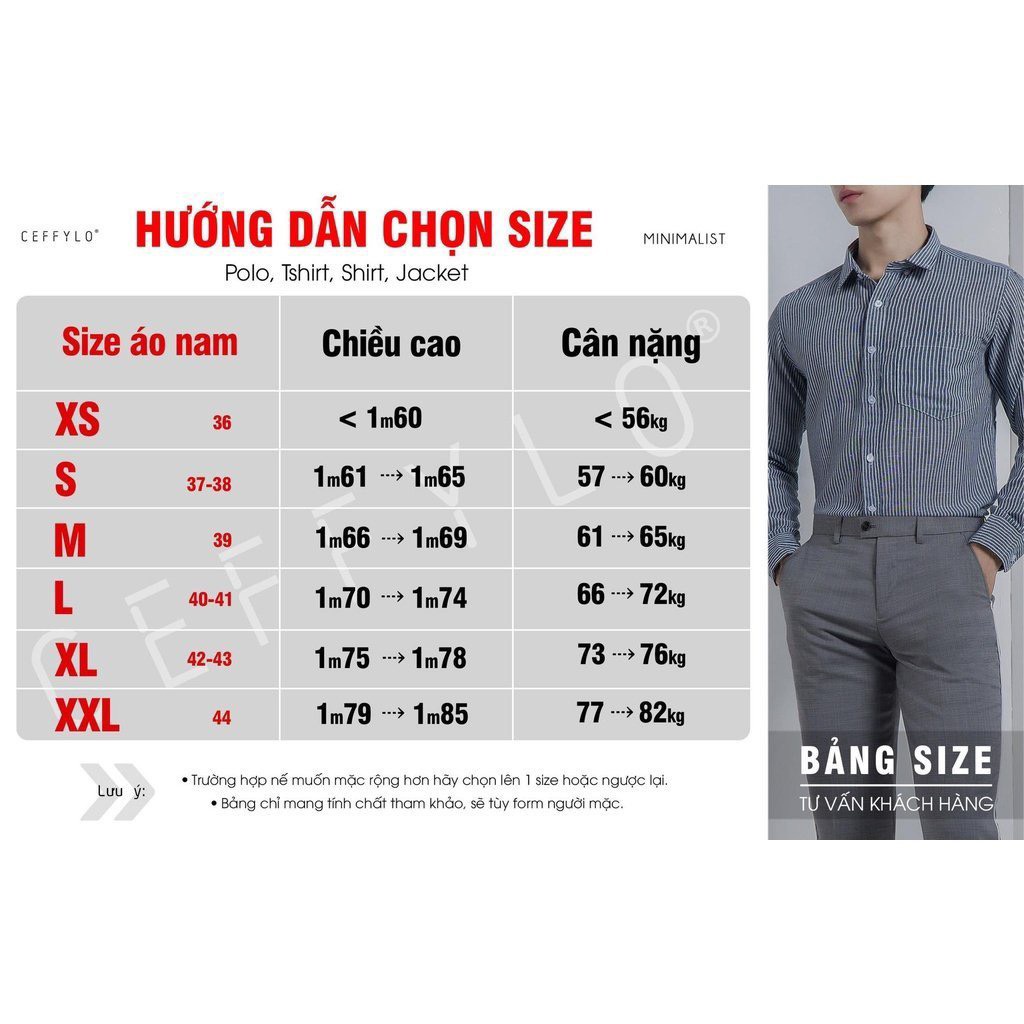 Áo Sơ Mi Khaki Trơn Màu Ghi Nhạt CF , Chất Khaki , Mềm Mịn , Form SLIMFIT , CEFFYLO