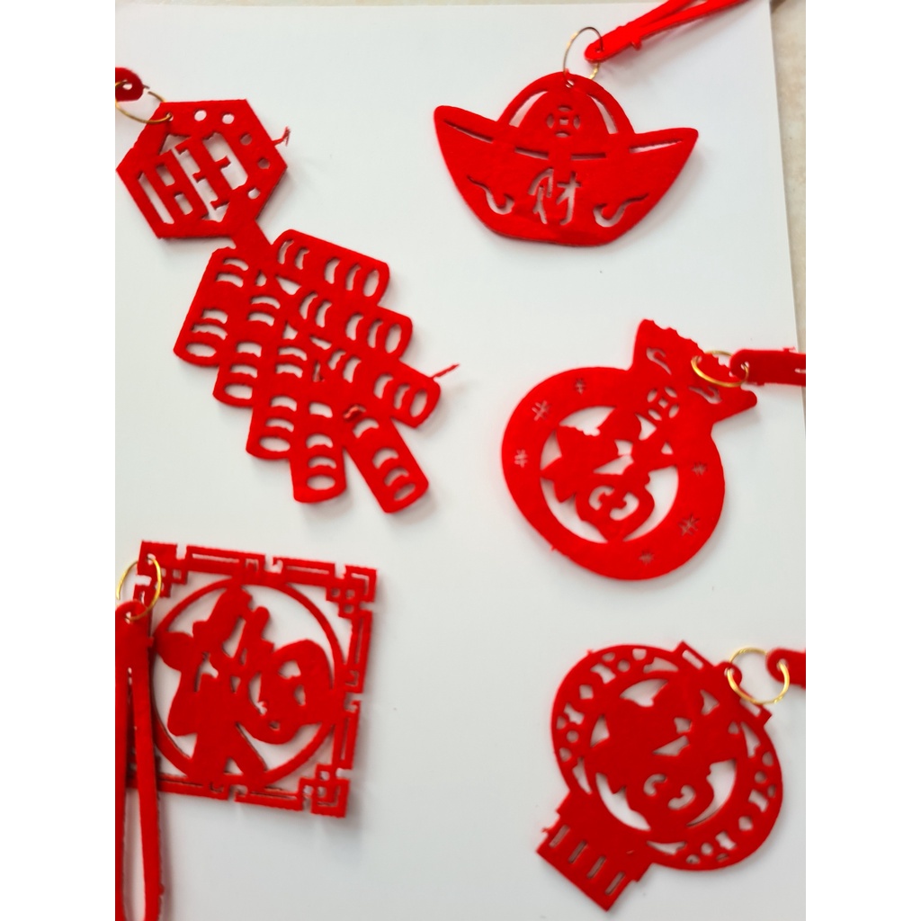 COMBO 8 Phụ Kiện Treo Trang Trí Tết Treo Cây Cảnh Nhỏ Liễng