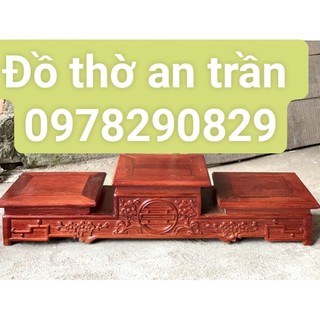 Tam cấp kê bát hương,đồ thờ cúng gỗ hương mặt từ 14 đến 25 cm