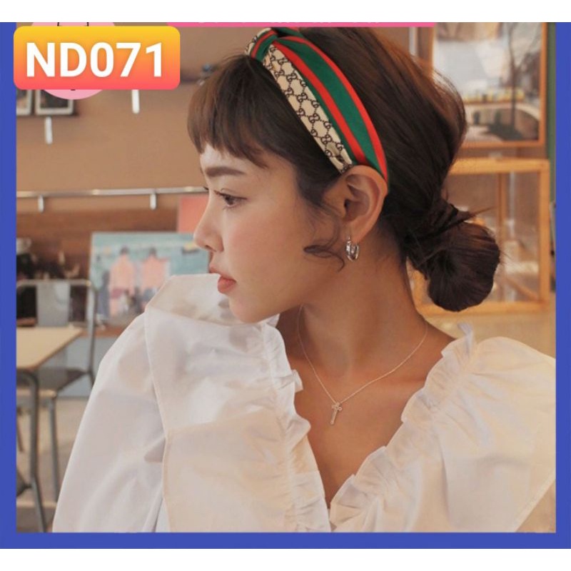 TÓC GIẢ NỬA ĐẦU CÀI BĂNG ĐÔ THỜI TRANG ND071