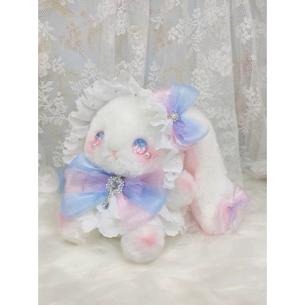 YASAS0165-Túi xách lolita messenger mắt ánh nhũ bông tuyết