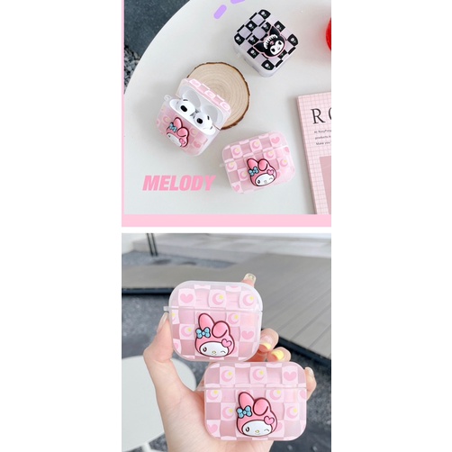 ốp trong hình airpod 1/2/3/Pro, kèm móc trang trí