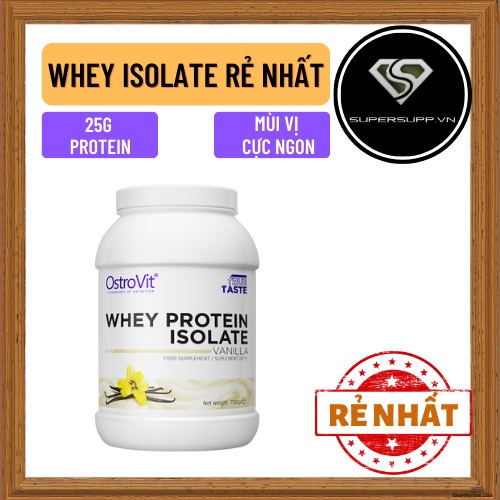 Ostrovit Whey Isolate Hỗ Trợ Tăng Cơ Ostrovit Whey Protein Isolate (700g)