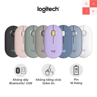 Chuột không dây Bluetooth Logitech Pebble M350 / M350s - Hàng chính hãng
