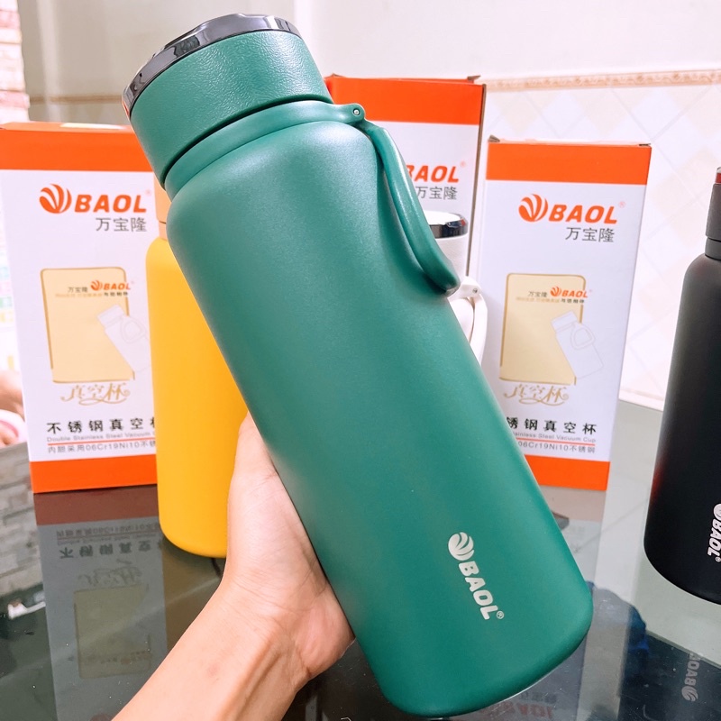 Bình giữ nhiệt màu, mẫu mới nhất 2022 dung tích 1000ml, giữ nhiệt tối đa từ 10 đến 12h