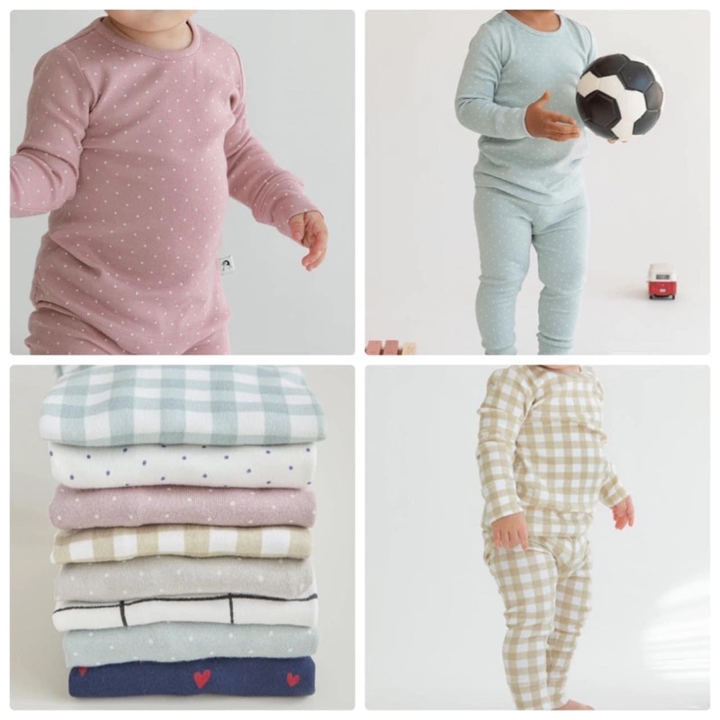 Bộ đồ dài tay Konny bé trai , bé gái hàng xuất Hàn Nana's Kid