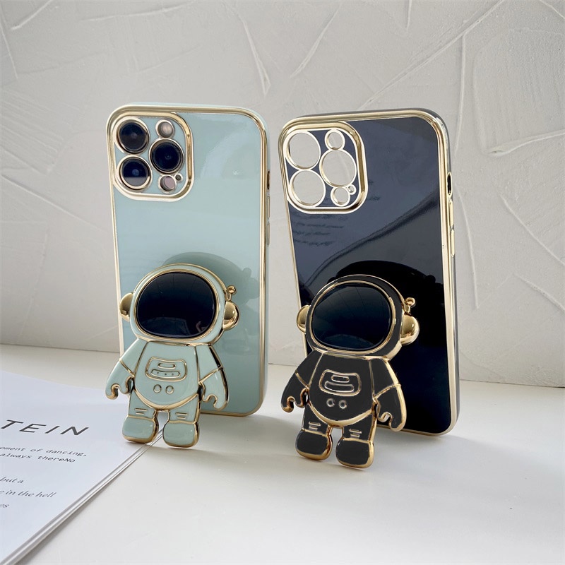 Samsung Galaxy J2 J4 J6 J7 Prime Plus Pro 2018 2017 J4+ J6+ Cho Ốp lưng điện thoại In Hình Astronaut Folding Bracket