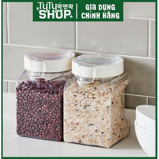 Hộp đựng lock&lock thích hợp đựng đồ khô, gia vị, cafe ,bánh ,đường lock&lock dung tích 1l hte510 hte510n