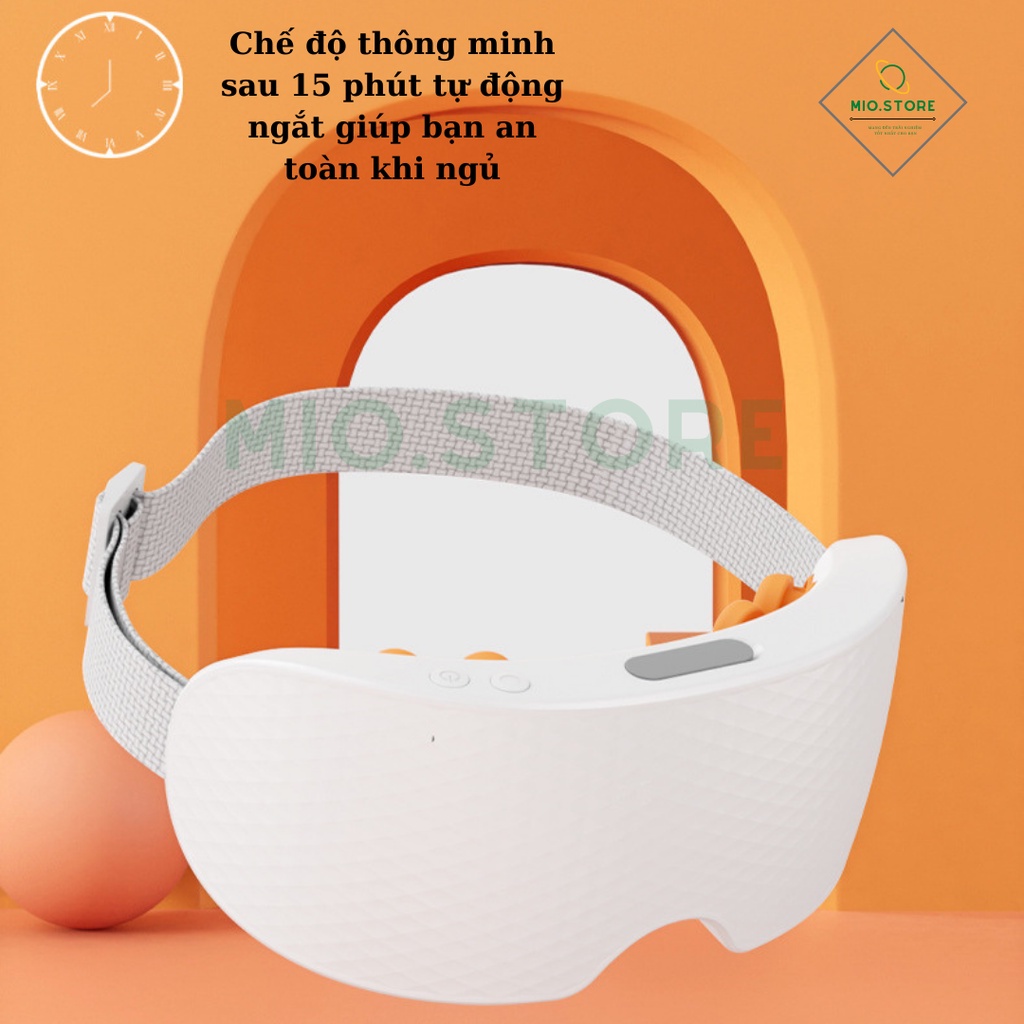 Máy Massage Mắt Thông Minh Q7 Massage 16 Điểm, Phun Sương Nano, Nghe Nhạc, Giảm Mỏi Mắt, Lưu Thông Tuần Hoàn Máu