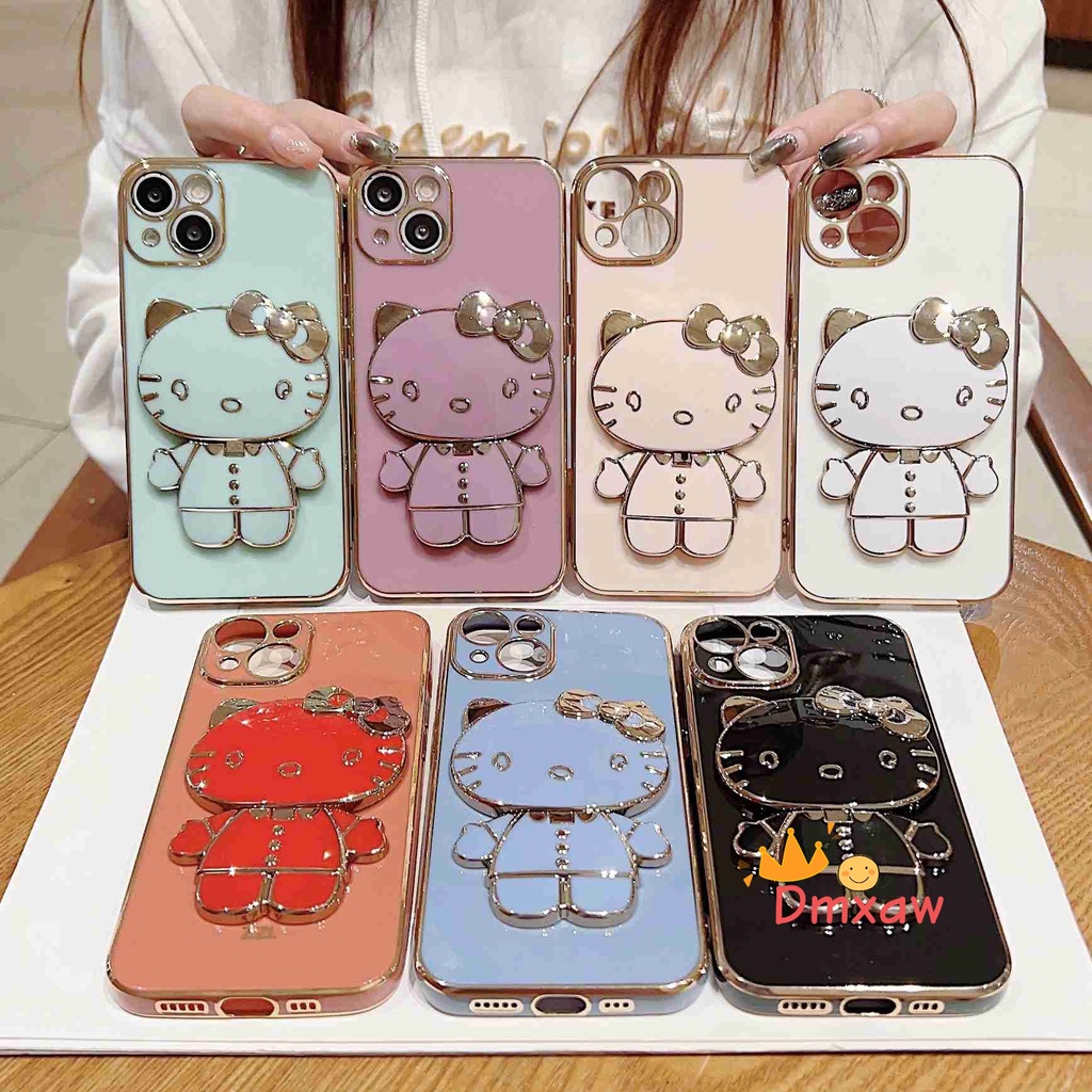Ốp Điện Thoại Tráng Gương Hello Kitty Cho Xiaomi Mi 12T Poco X4 M4 M5 12 Lite Pro 5G C40