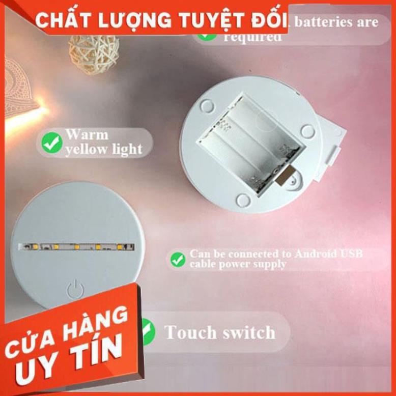 Hàng xịn Đèn Ngủ led 3d Để Bàn Hình Trái Tim Dễ Thương Dùng Làm Quà Tặng Sinh Nhật Cho Bé Gái