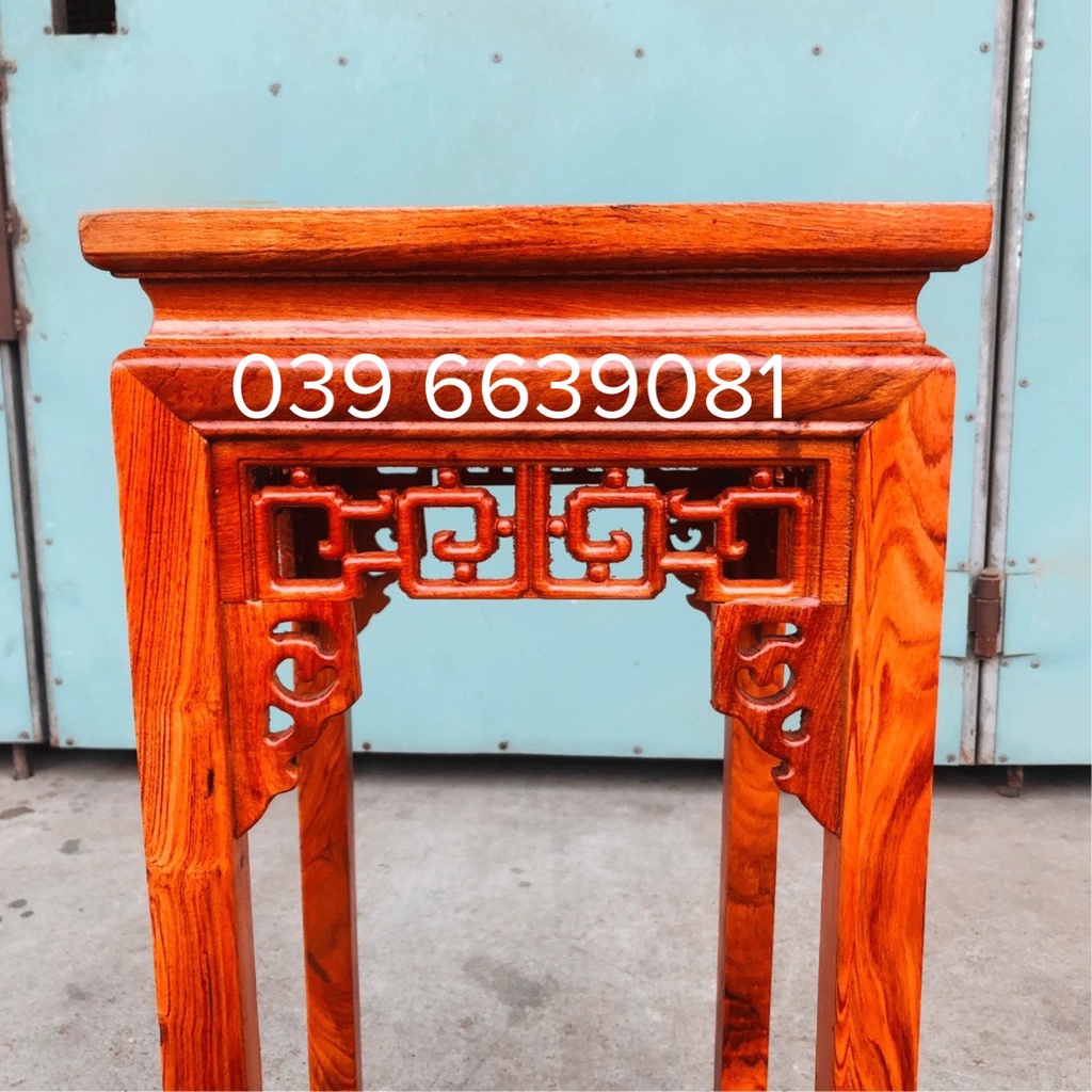 Đôn Vuông , Đế tượng gỗ Hương đá Mặt 35 cao 40 50 60 70 80 cm trang trí nhà cửa