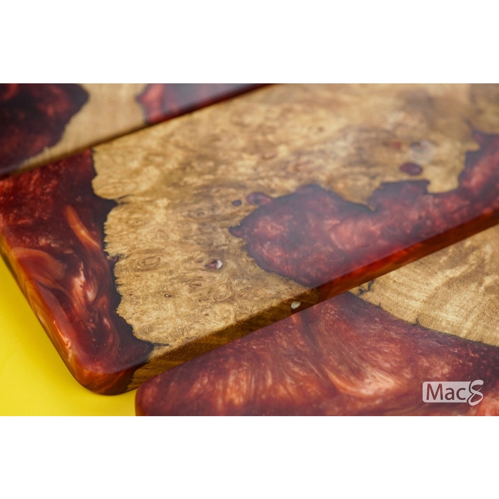 Kê tay resin gỗ Nu Alphawork Avocado Premium - Kê tay bàn phím