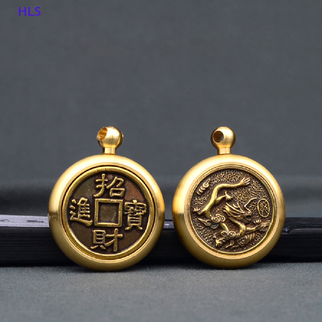 Móc Khóa Hình 12 Cung Hoàng Đạo May Mắn Bằng Đồng Thau Phong Cách Trung Hoa