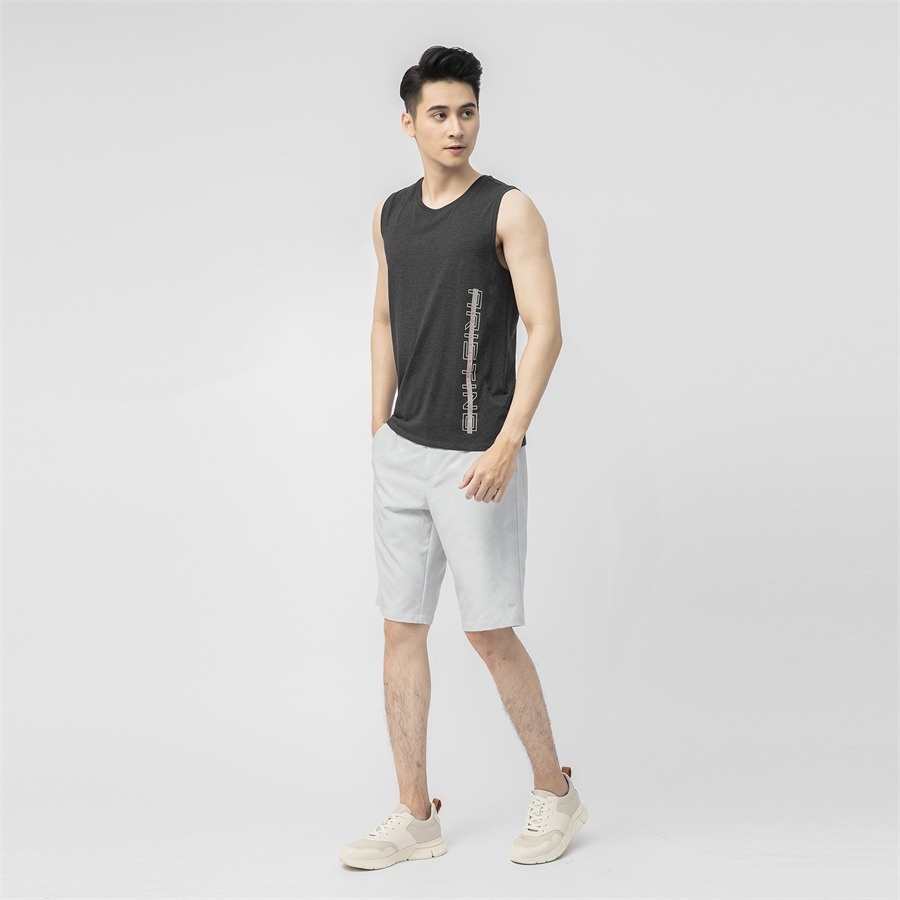 Áo tank top basic ARISTINO chất liệu cotton mềm nhẹ , thấm hút mồ hôi - ATT010S1