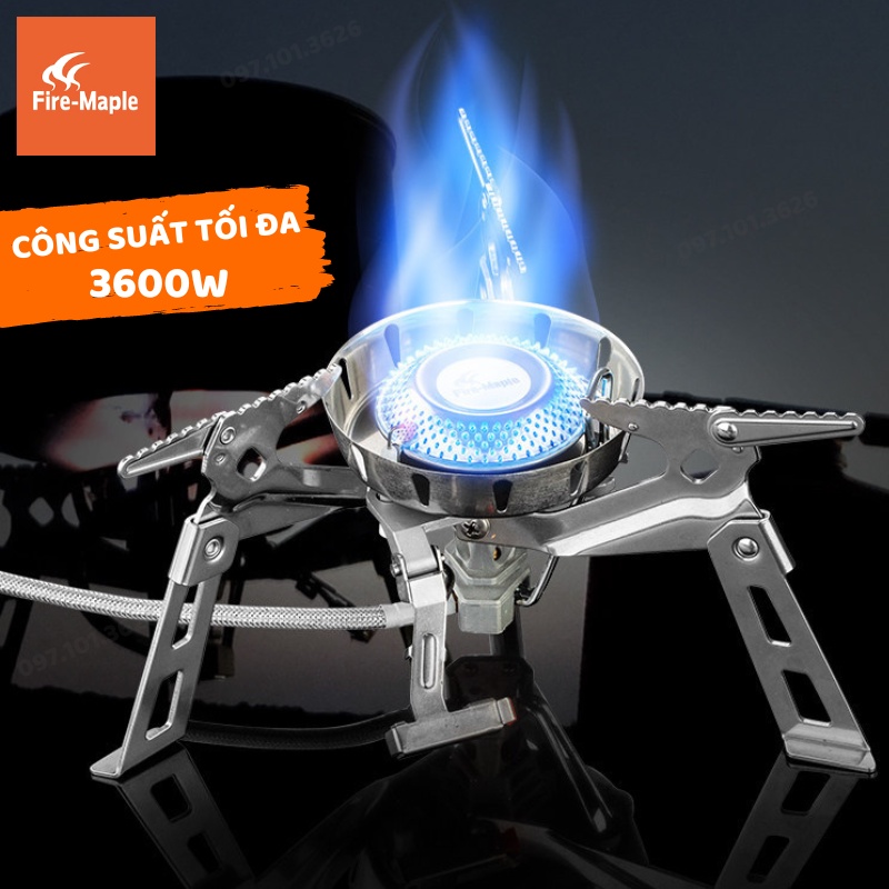 BẾP GA DÃ NGOẠI, CẮM TRẠI CÔNG SUẤT LỚN FIRE MAPLE FMS-123