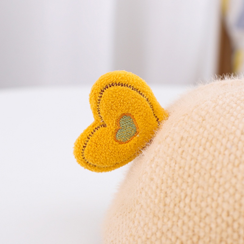 Mũ Lưỡi Trai Len Hình Trái Tim Và Hình Bơ Mềm Mịn Cho Bé