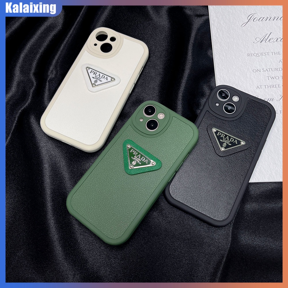 Ốp Điện Thoại Da Họa Tiết Prada Cho Samsung Galaxy A73 A53 A33 A13 5G S21 S22 Plus Ultra S21 FE A72 A52 A32 5G