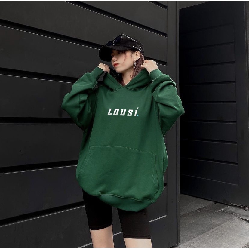 Áo hoodie LOUSI V2.0 unisex ullzang nỉ ngoại local brand - Áo khoác nỉ unisex 6 màu có form rộng XL - LOUSI.SG