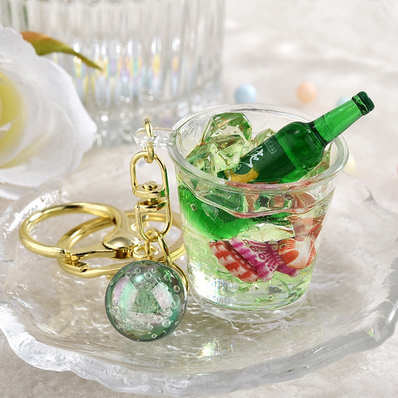 Móc Khóa Hình Ly Bia / Trà Sữa / Túi Xách Handmade Độc Đáo