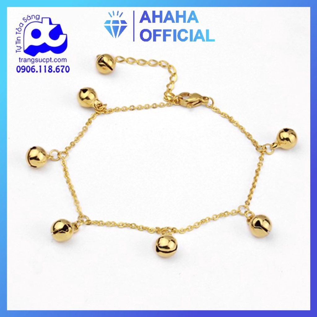 Lắc chân nữ titan cao cấp sang trọng phong cách hàn quốc cao cấp không đen - BB_LC_35