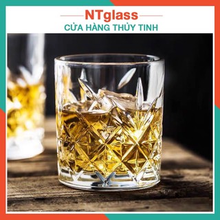 Ly Thủy Tinh Whisky Rock 340ml giao mẫu ngẫu nhiên