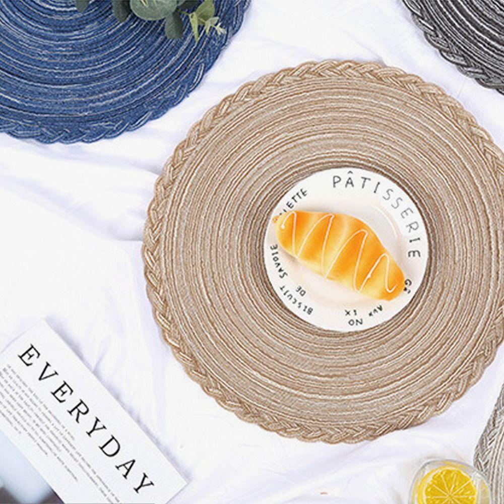 KUNHEV Tấm Lót Bàn Ăn Bằng Cotton Cách Nhiệt Chống Trượt Tiện Dụng