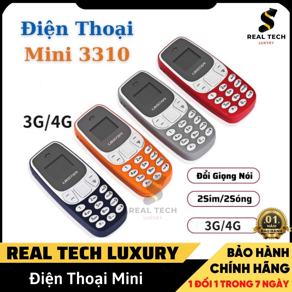 Điện thoại mini siêu nhỏ , thay đổi giọng nói hỗ trợ thẻ nhớ bluetooth thẻ nhớ nghe nhạc - bảo hành 12 tháng