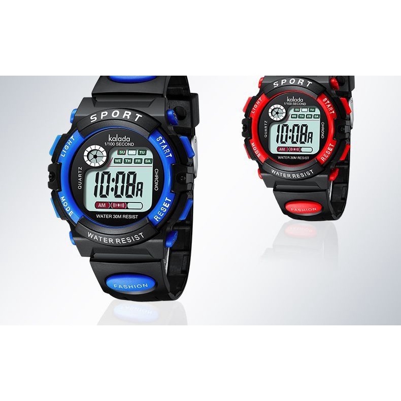 Đồng Hồ Điện Tử Đeo Tay Chống Nước Chống Rơi Dành Cho Học Sinh Tiểu Học Nam