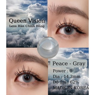 Kính áp tròng Queen Vision Peace Gray