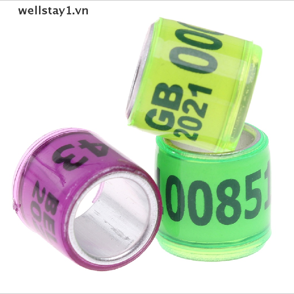 1  Set 20 Vòng Khuyên Chân Chim Bồ Câu Nhiều Màu Sắc