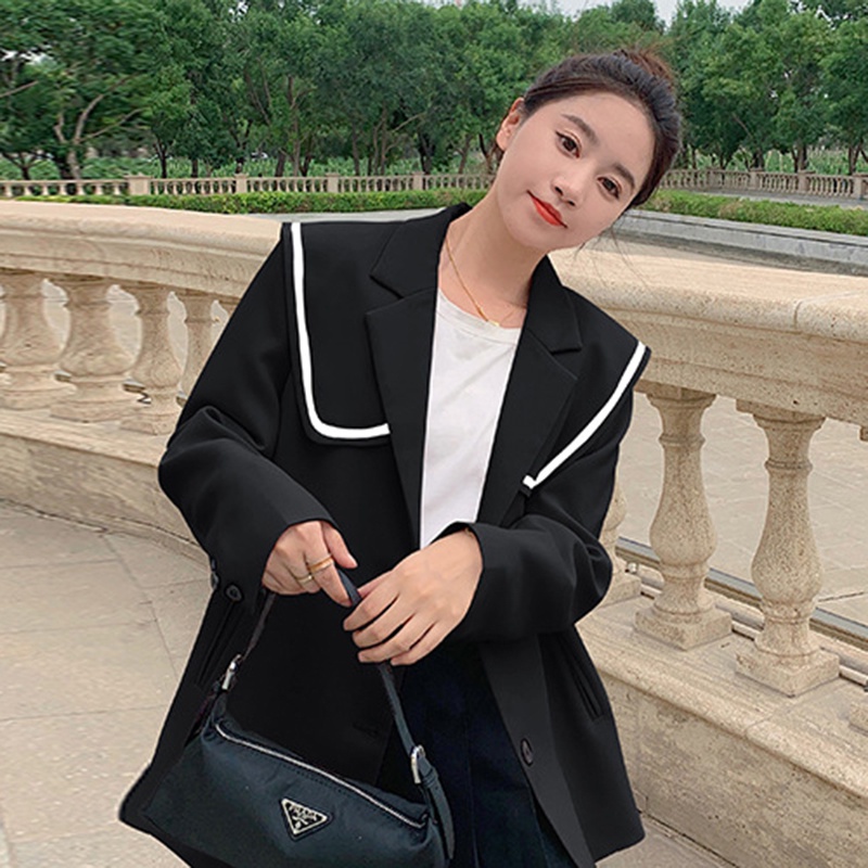 IELGY  IELGY Áo Khoác Dáng Rộng Thời Trang Hàn Quốc Dành Cho Nữ