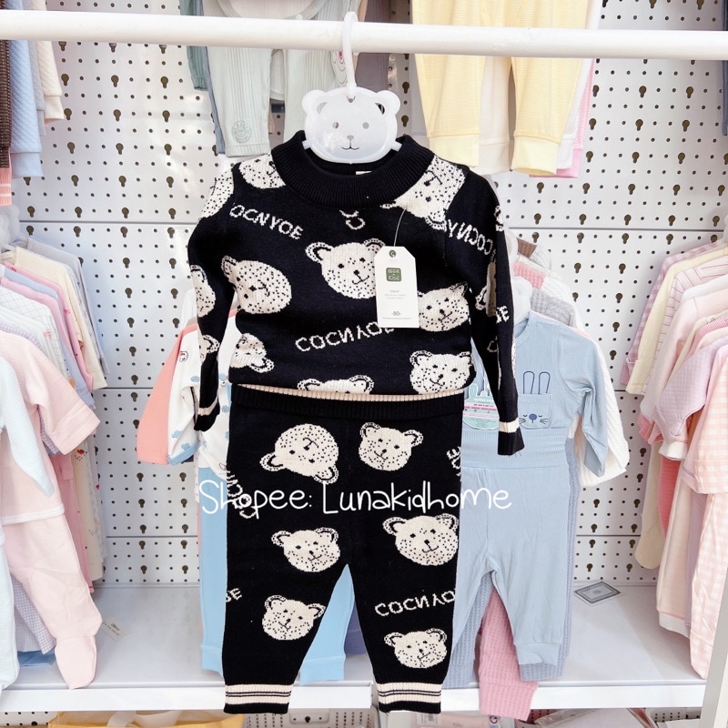 Bộ len dày ấm cho bé trai, bé gái